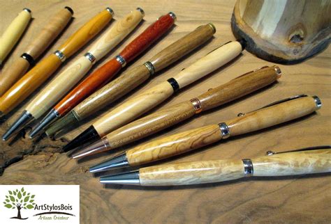 Stylos Et Objets En Bois Fabrication Artisanale Id E Cadeau