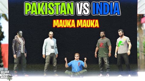 PAKISTAN VS INDIA MATCH GTA 5 MICHAEL TREVOR AND FRANKLIN GTA 5