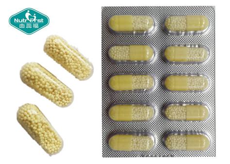 Vitamin C Calcium Ascorbate 500mg Sustained Release Pellets Capsules For Antioxidant Protection