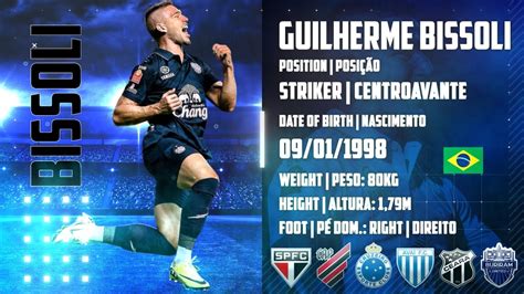 Guilherme Bissoli Striker Centroavante Highlights 2024 YouTube