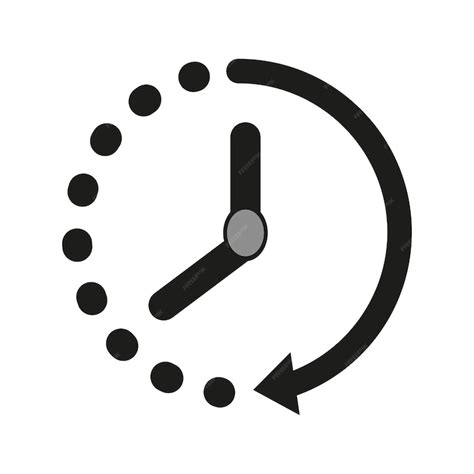 Premium Vector Time Sign Time Icon Clock Icon Vector Illustration On