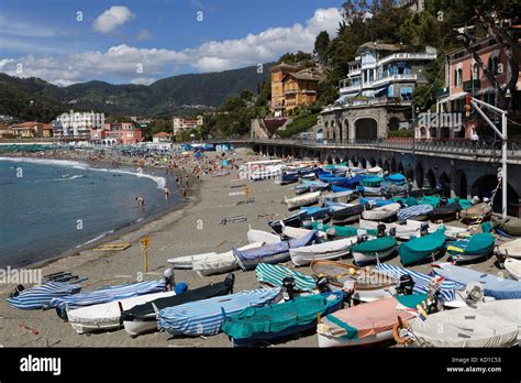 Levanto Italy June 4 2017 The Beach Of Levanto Levanto In The