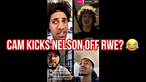 Cam Wilder Hilariously Presses Nelson For Betraying RWE IG Live YouTube