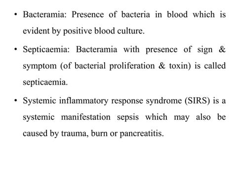 3rd Year Lecture Sepsis And Septicemiapptx