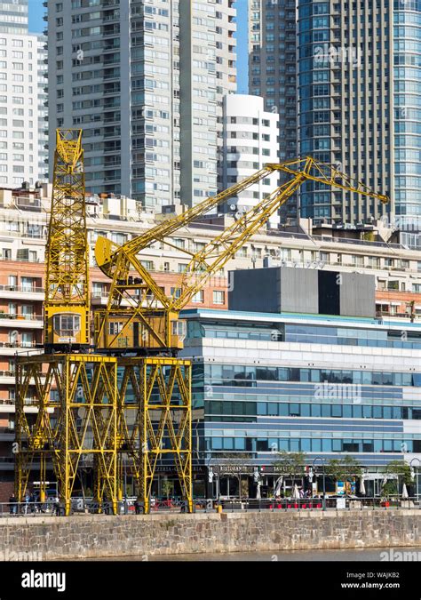 The Old Cranes At The Old Docks Puerto Madero The Modern Living