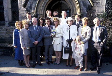 'EMMERDALE' TV - 1990 CAST GROUP Editorial Stock Photo - Stock Image ...