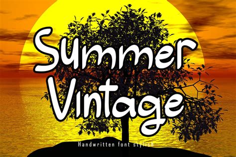 Summer Vintage Font Rony Studio FontSpace