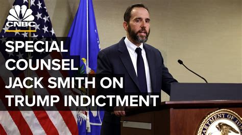 Jack Smith Speaks Following Trump Indictment By Grand Jury On 2020