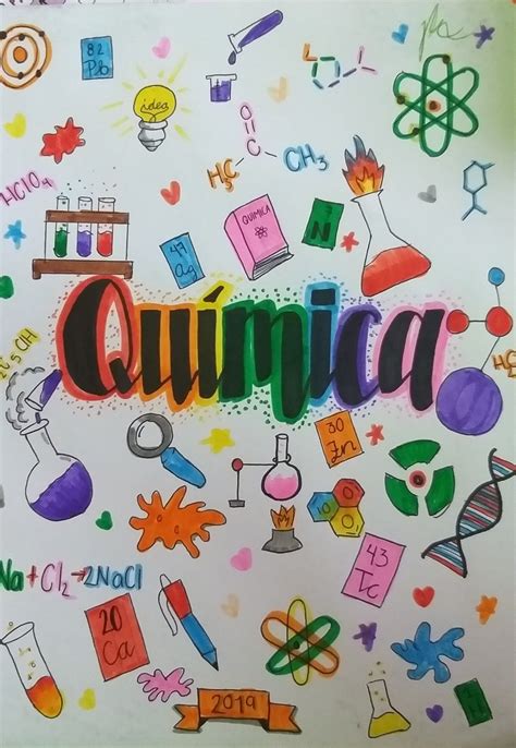 Portada Para Cuaderno De Quimica Sarah Quinn