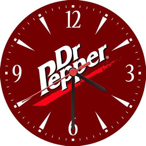 Dr Pepper New Wall Clock Dr Pepper Stuffed Peppers Clock