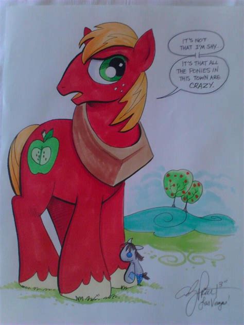 Safe Artist Andypriceart Character Big Mcintosh Character