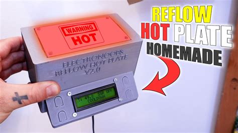 Homemade Reflow Hot Plate Version 2 Low Cost Youtube