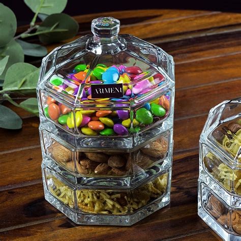 Luxury Trio Of Fun Candy Jar (3 Tier) – The Artment