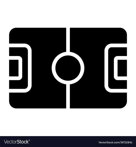 Football pitch Royalty Free Vector Image - VectorStock