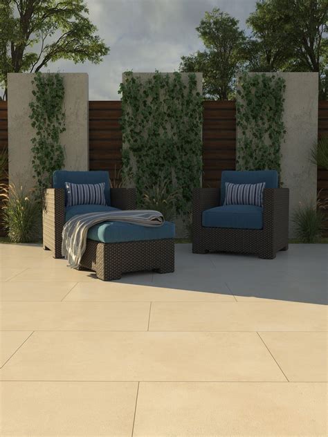 Beige Sawn Sandstone Effect Porcelain Paving Slabs 1200x600 Pack