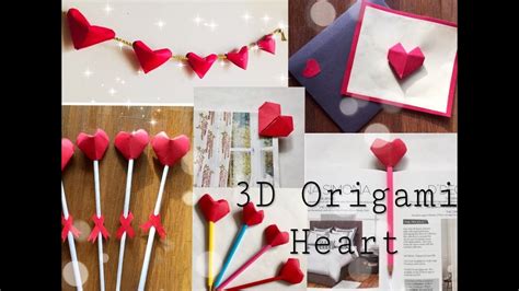 Origami Puffy Heart Instructions 3d Paper Heart ♥︎ Diy ♥︎ Paper