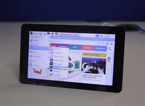 raspberry pi touch display released thinkcomputersorg