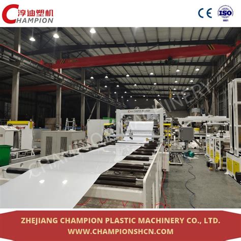 1000mm Width ABS HIPS Single Screw Extrusion Line Refrigerator Board