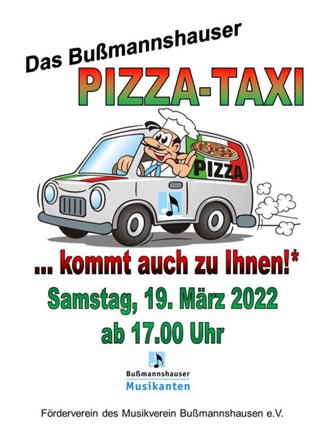 Pizza Taxi M Rz Mv Bu Mannshausen