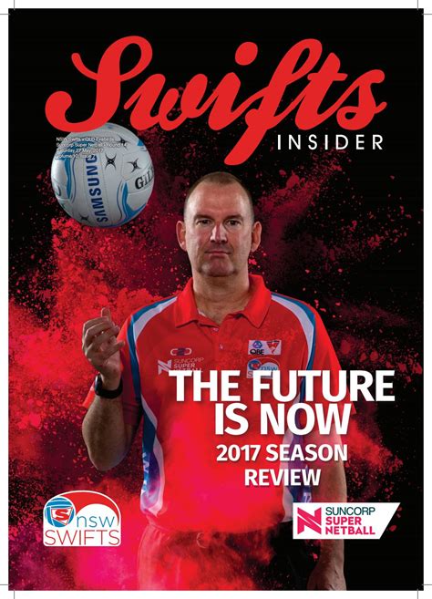 R14 Dbl Header Giants Netball Magazine Issue 7 Vol 1 Swifts Insider