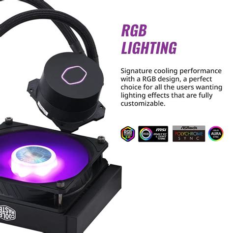 Cooler Master Masterliquid Ml120l V2 Rgb Cpu Liquid Cooler Brighter