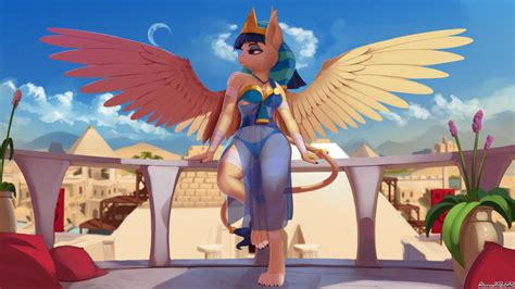 2184299 Safe Alternate Version Artist Discordthege Oc Oc Only Oc Shesta Sphinx Anthro