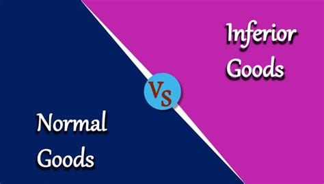 Difference Between Normal Goods And Inferior Goods Tutor S Tips