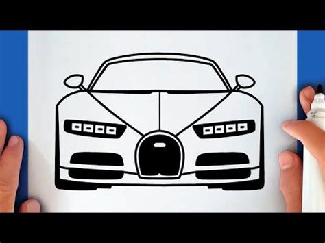 Someone Is Drawing A Car On The Paper