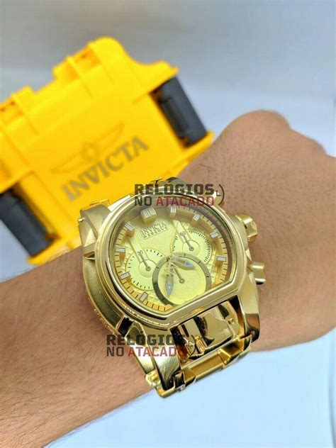 Comprar Invicta Zeus Magnum Dourado Resistente A Agua R