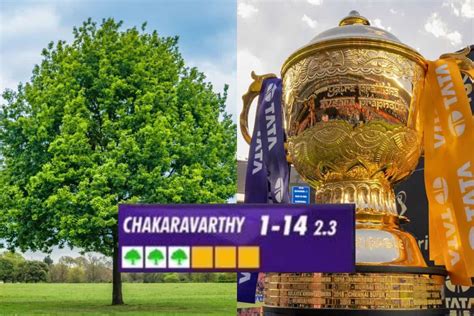 Dot Balls Display Green Tree Symbols During Kkr Vs Srh Ipl