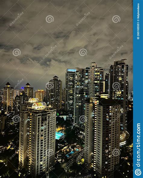 Kuala Lumpur Night View Stock Image Image Of Hyatt 265185551