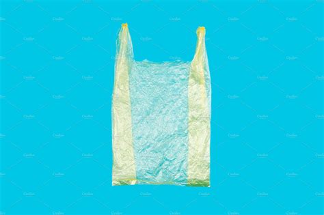 Yellow Single-use Plastic Bag | Industrial Stock Photos ~ Creative Market