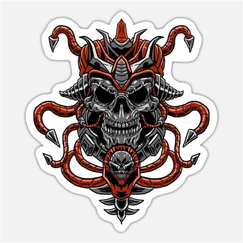 Skulls Irons Stickers Unique Designs Spreadshirt