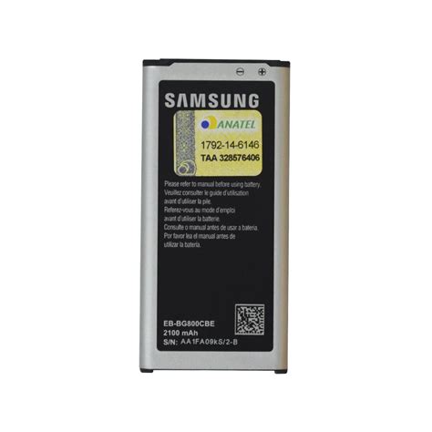 Bateria Samsung Sm G800h Galaxy S5 Mini Duos Original Eb Bg800cbe