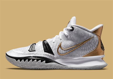 Nike Kyrie 7 White Black Gold CT4080-101 – Basketball New Shoes Cheap