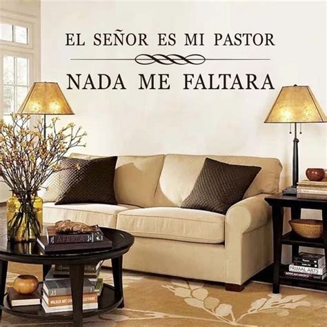 Christian Stickers Spanish Quote El Senor es mi pastor Vinyl Wall ...