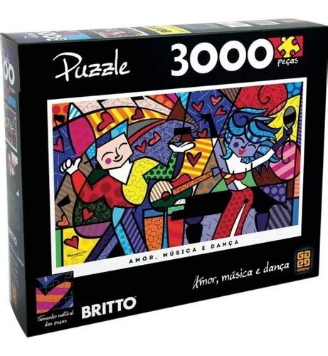 Puzzle Pe As Romero Britto Latim Grammy Grow Frete Gr Tis