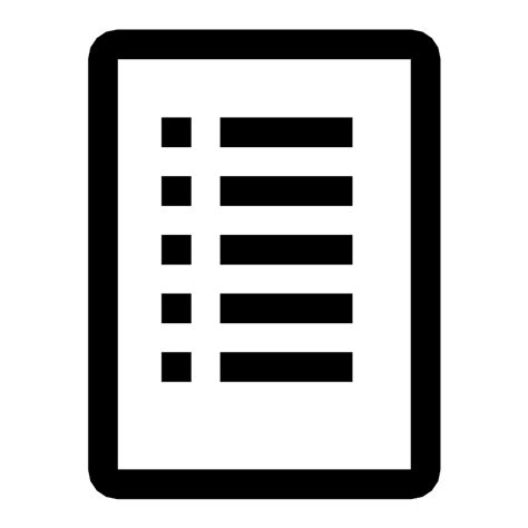 List Vector Svg Icon Svg Repo