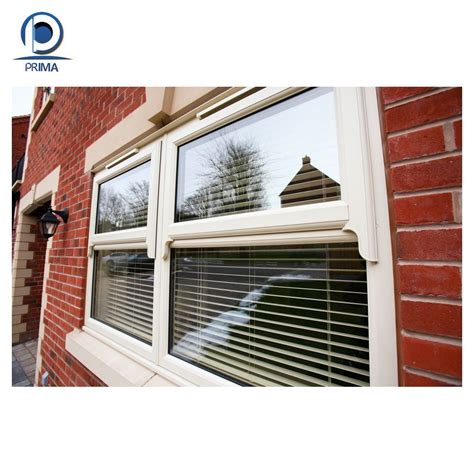 Modern Simple Design UPVC Hinge Window S Water Sound Storm Proof