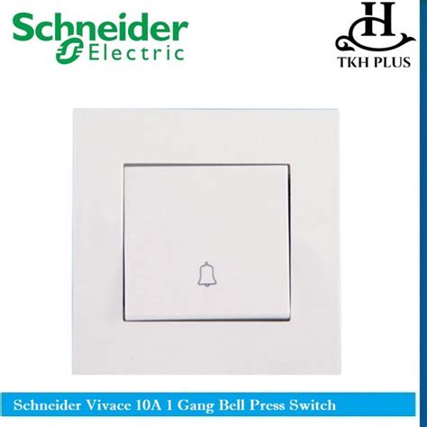 Schneider Vivace Kb31bpb 10a 250v 1 Gang Bell Press Switch With Bell Icon White Lazada