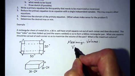 How To Find Maximum Volume