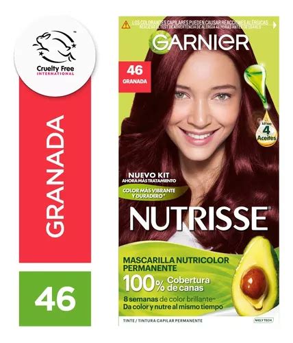 Kit De Tintura Permanente Nutrisse De Garnier Tono Tono Granada