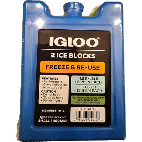 Igloo Coolers Maxcold Ice Small Freeze Block Blue 56 OFF 49 OFF