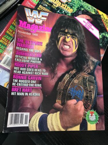 WWF WWE Magazine NOVEMBER 1989 The Ultimate Warrior SummerSlam