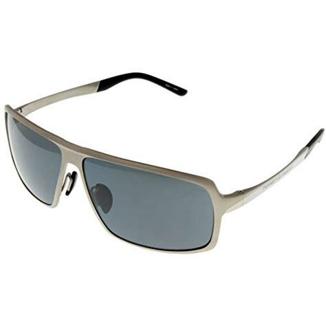 Porsche Design Porsche Design Sunglasses Titanium Mens P8495 B Rectangular Size Lens Bridge