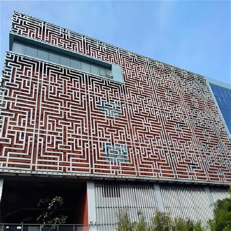 Hunter Decorative Exterior Building Perforated Aluminum Solid Veneer