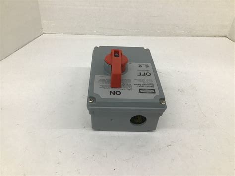 Hubbell Hblds3 Circuit Lock Disconnect Switch Type 4x 12k 30 A 600v Ac Bme Bearings And Surplus