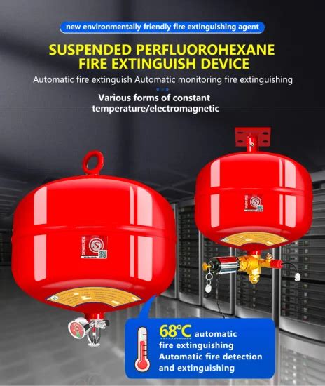 Automatic Gas Fire Extinguisher Novec For Library Fire Suppression