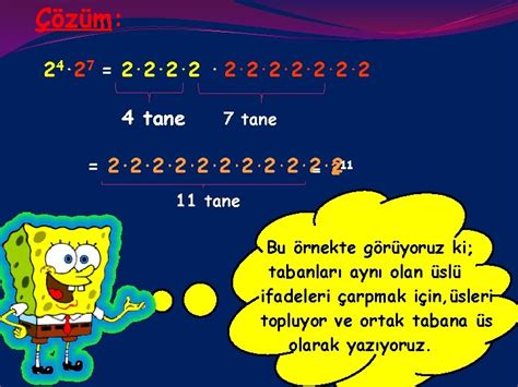 SL SAYILAR DERS Matematik SINIF 8 RENME ALANI