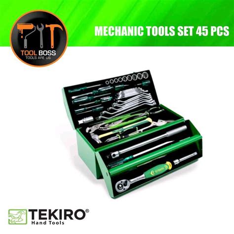 Jual Tekiro Mechanic Tool Set Pcs Otomotif Tools Set Box Besi Di